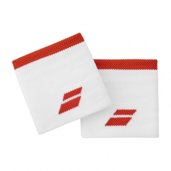 MUNHEQUEIRA BABOLAT LOGO CURTA - WHITE/FIESTA RED